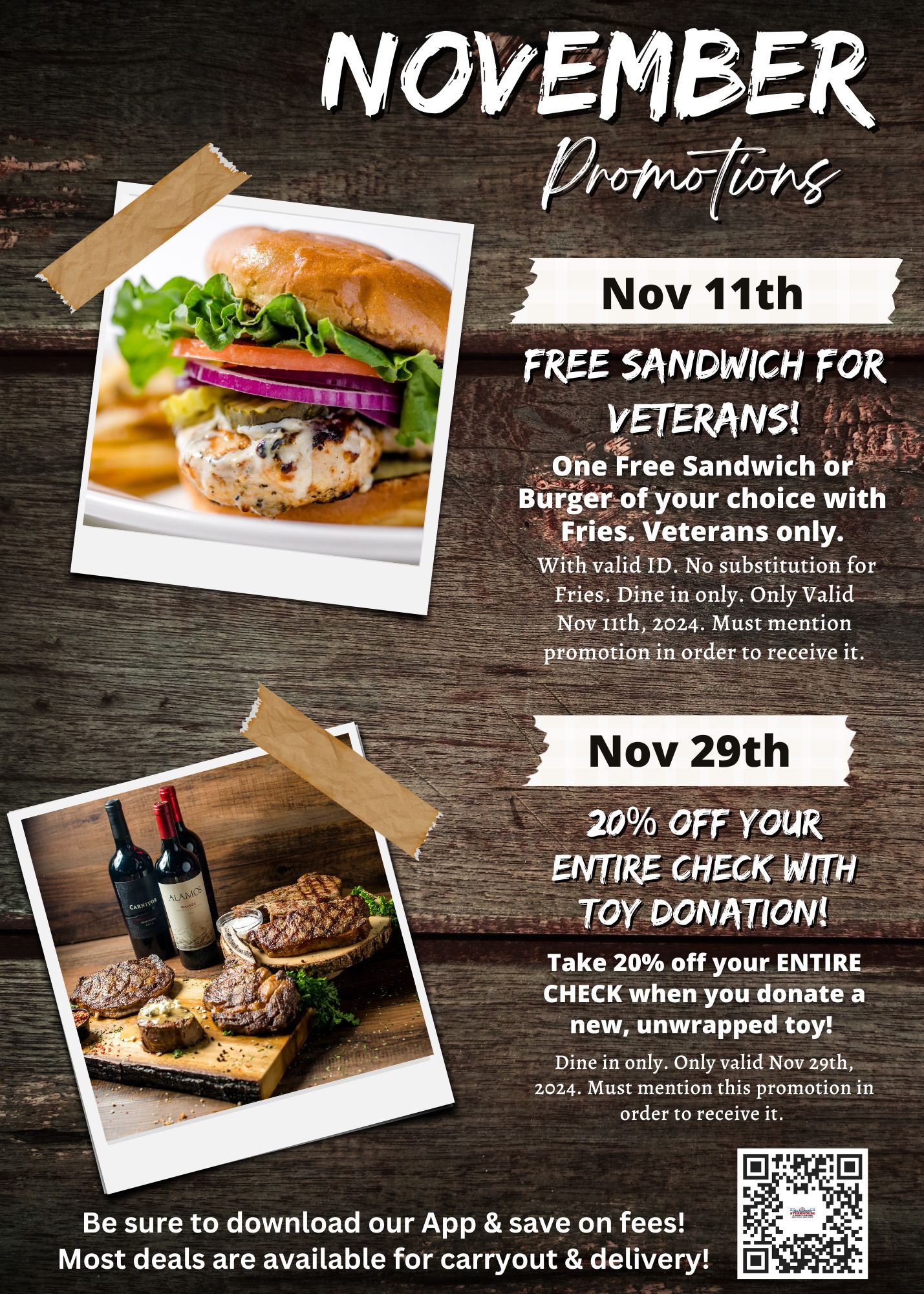 November promotions